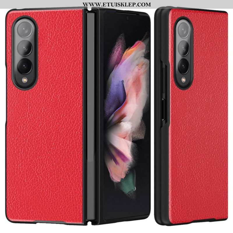 Futerały do Samsung Galaxy Z Fold 4 Sztuczna Skóra Powlekana Liczi